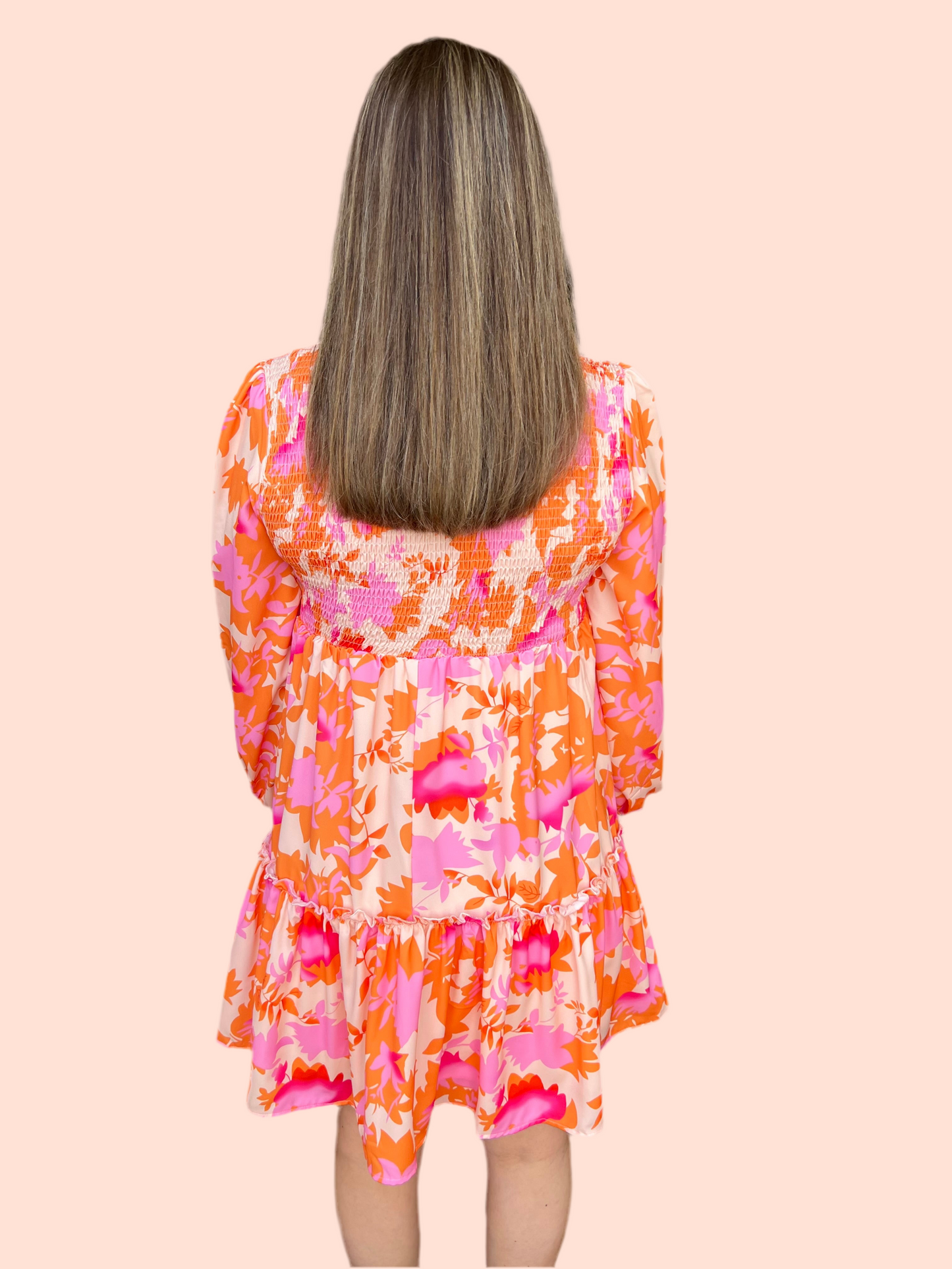 Floral Smocked Tiered Dress