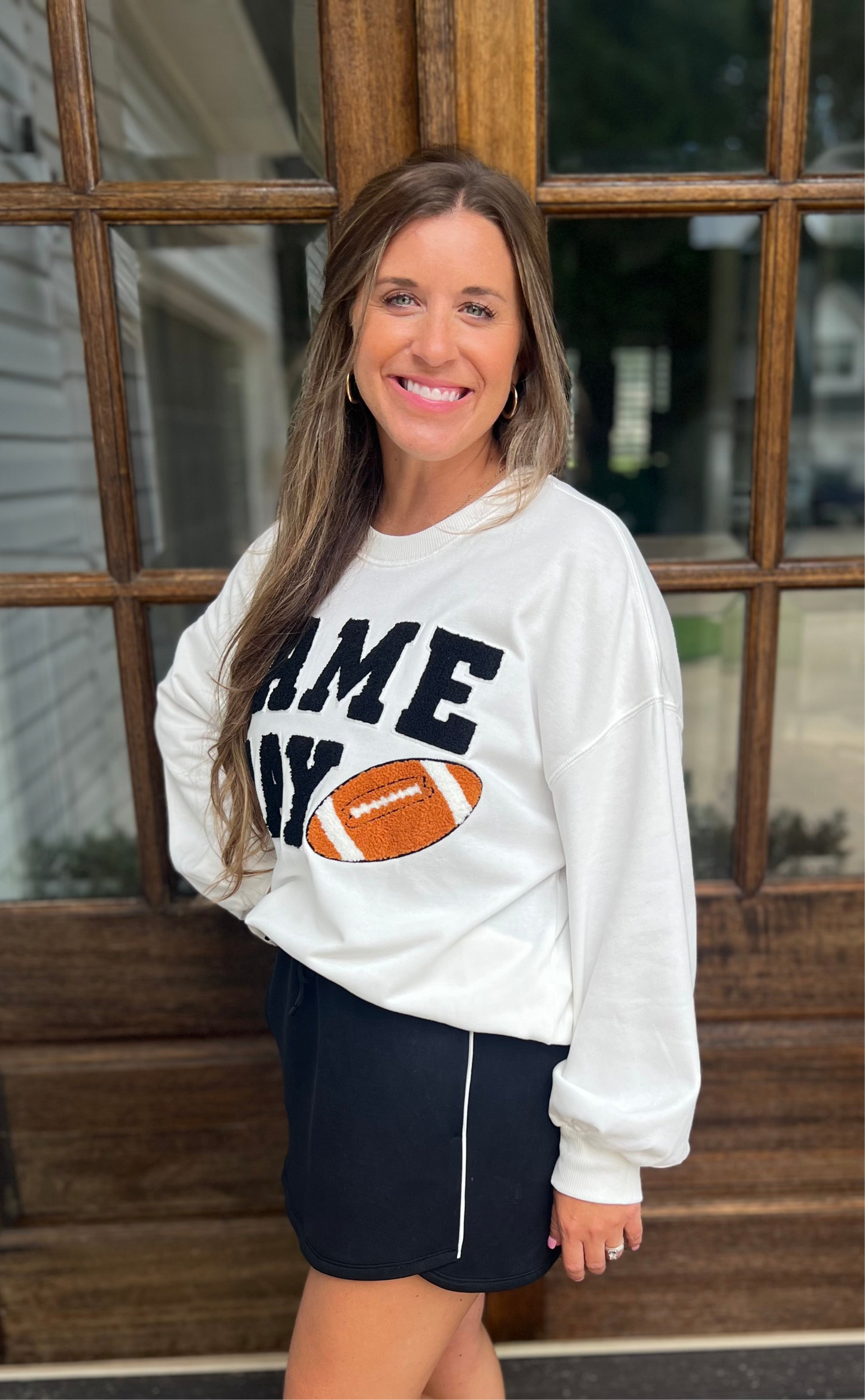 Game day football sweatshirt