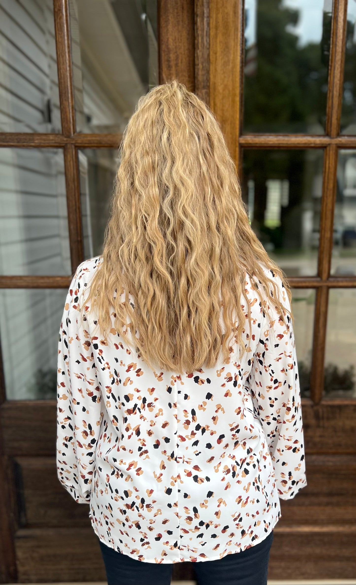 June Lantern Sleeved Blouse