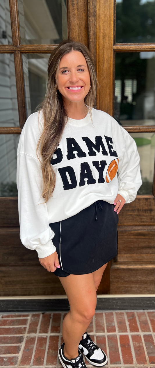 Game day football sweatshirt