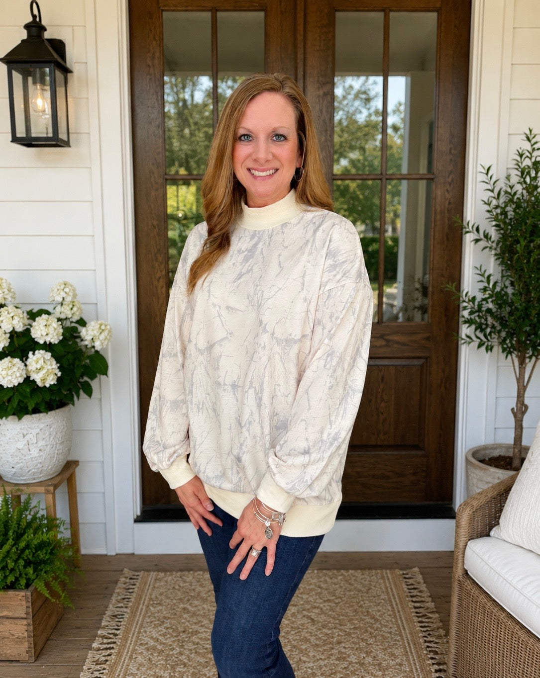 Fireside Camo Pullover