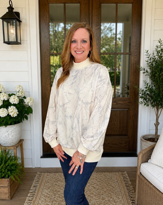 Fireside Camo Pullover