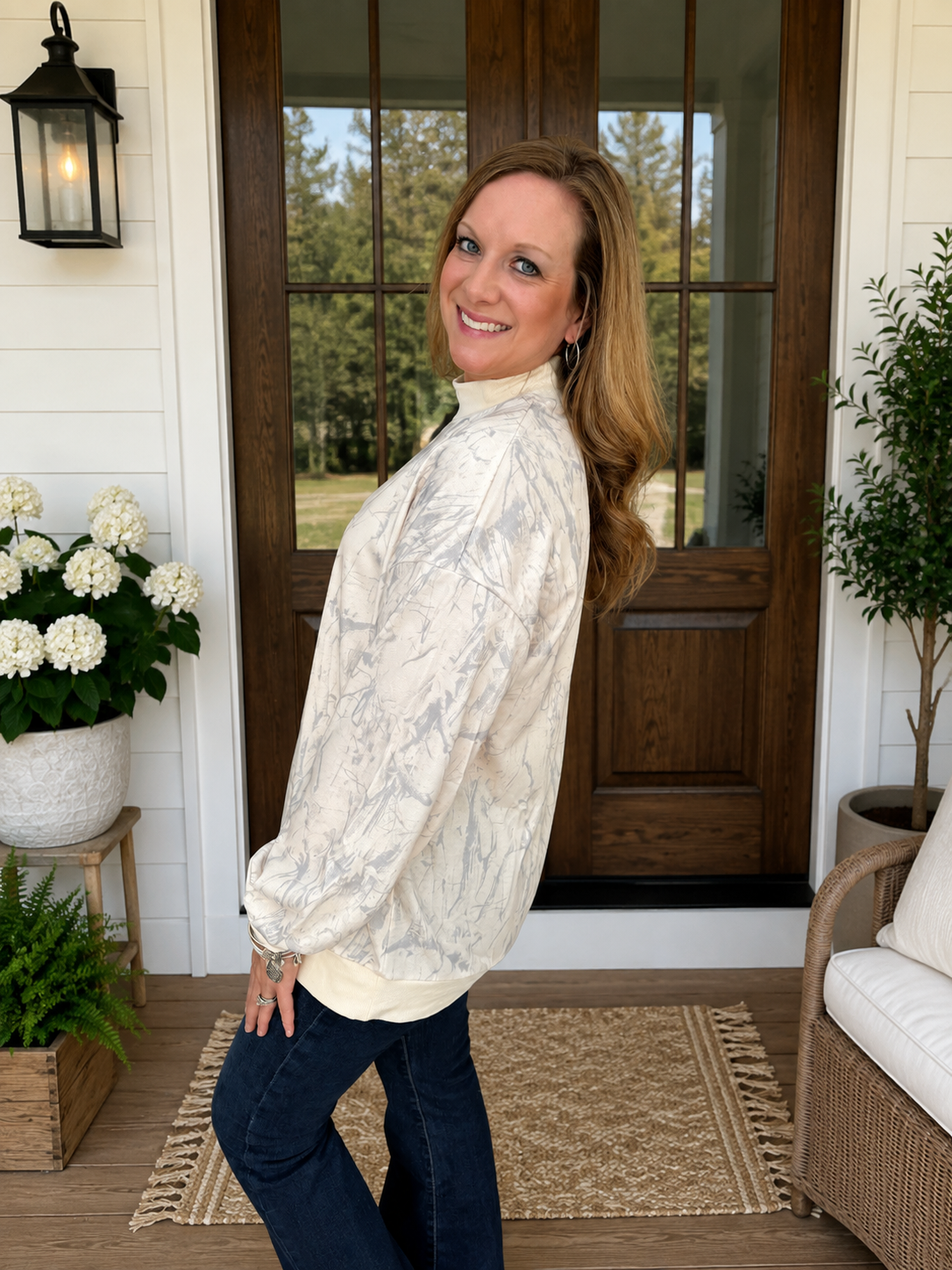 Fireside Camo Pullover